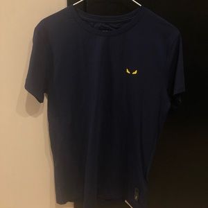 Fendi bugs t-shirt size 46 small in navy